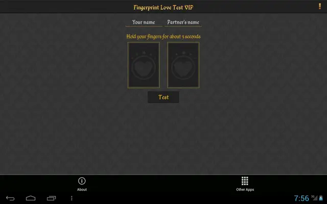 Fingerprint Love Test VIP android App screenshot 10